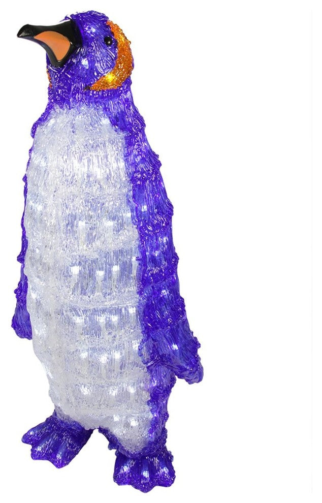 24.5" Pre-lit Commercial Grade Penguin Decoration White LED Lights