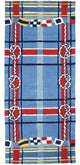 Homefires Nautical Plaid, 26"x60"