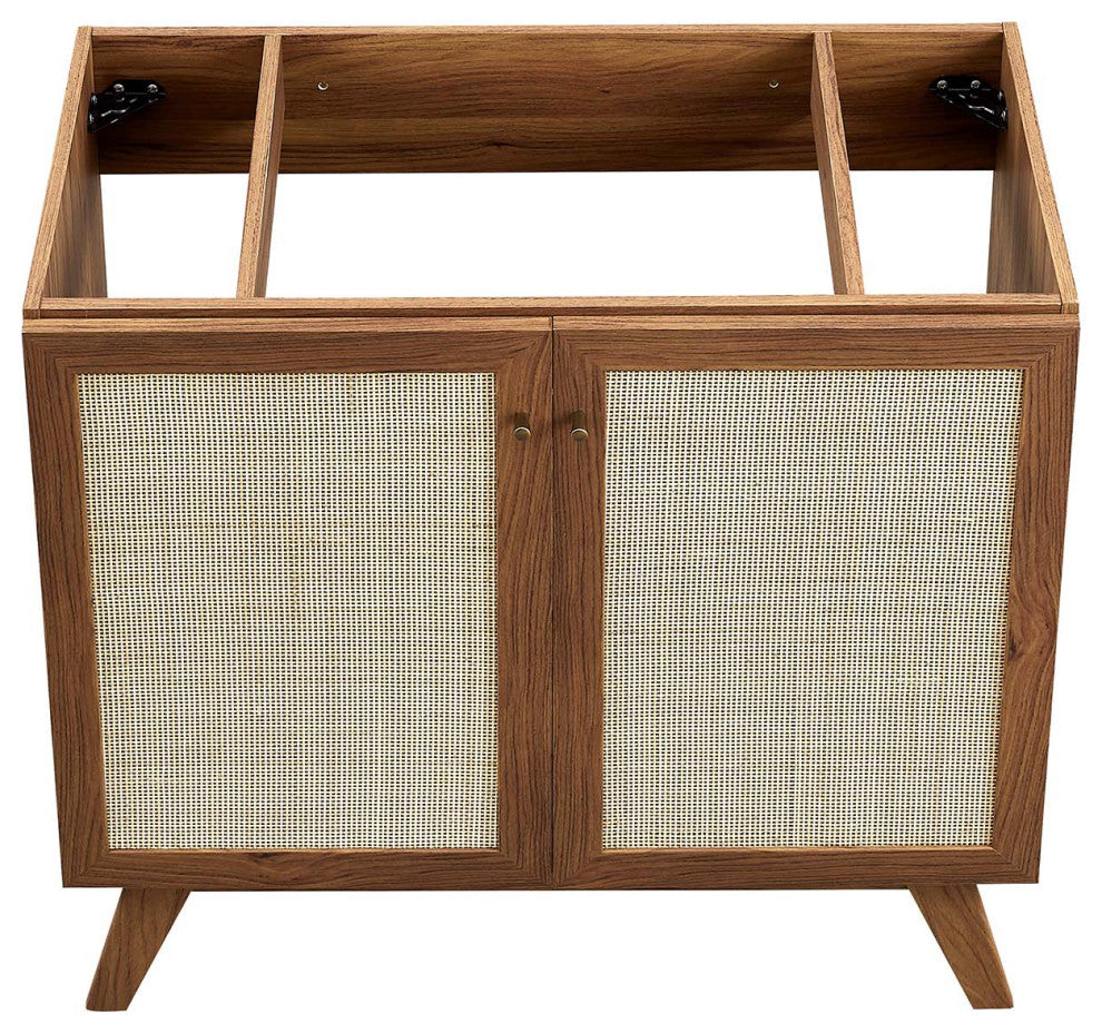Soma 36" Bathroom Vanity Cabinet (Sink Basin Not Included) - Walnut