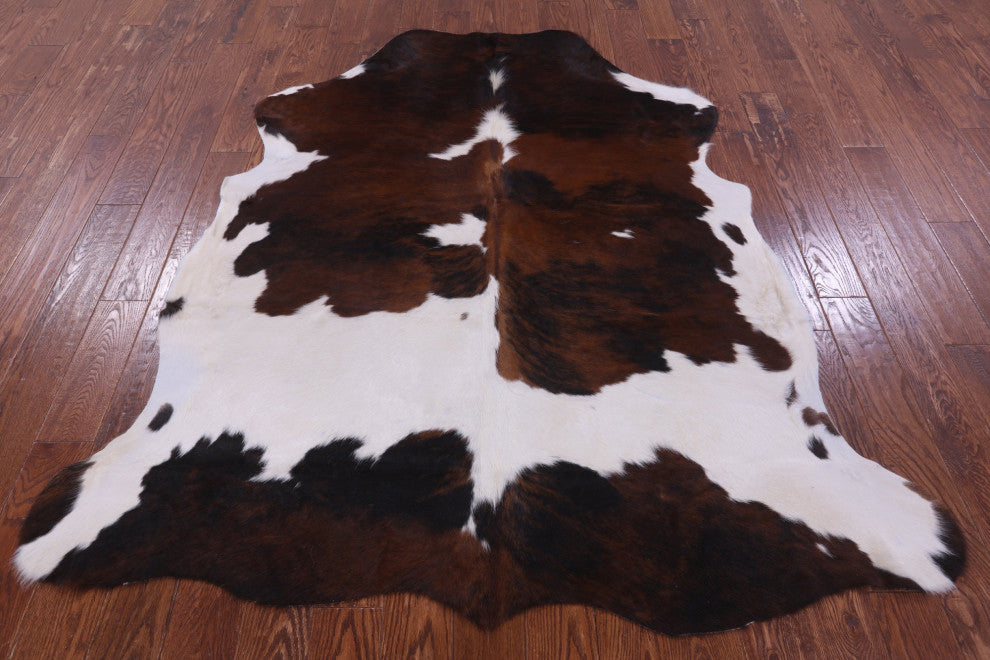 6' 7" X 6' 0" Natural Cowhide Rug C2401