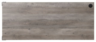 Zakwani Writing Desk, Gray Oak and Black