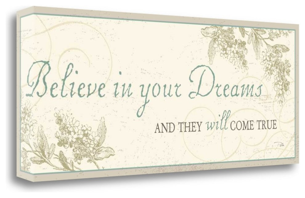 "Believe In Your Dreams" By Pela, Giclee Print on Gallery Wrap Canvas