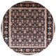 Ahgly Company Indoor Round Mid-Century Modern Area Rugs, 5' Round