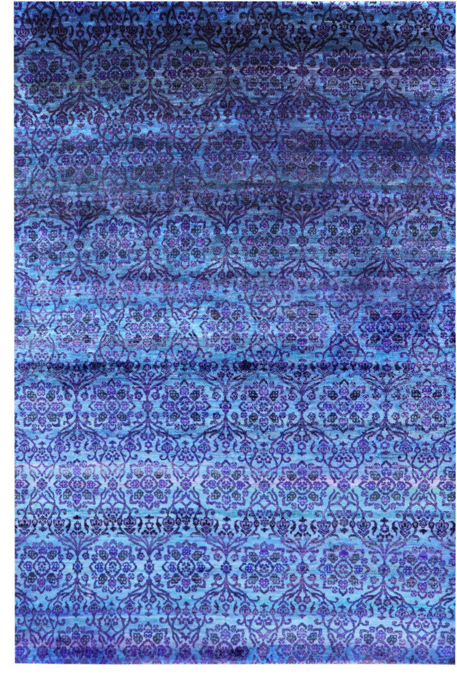 Persian Silk Handmade Rug 5' 4" X 7' 10" Q6814