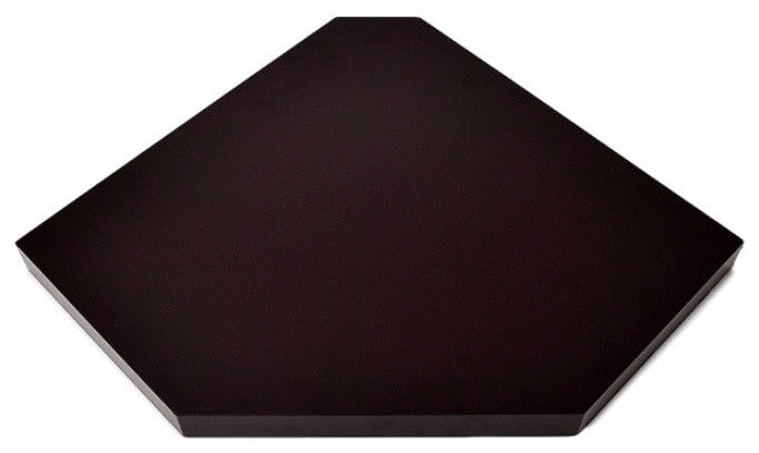 Chicago Wall Floating Corner Shelf, Black