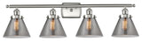 INNOVATIONS LIGHTING 916-4W-SN-G43 Large Cone 3 Light Bath Vanity Light