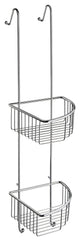 Sideline Basic Corner Shower Basket, Double Polished Chrome