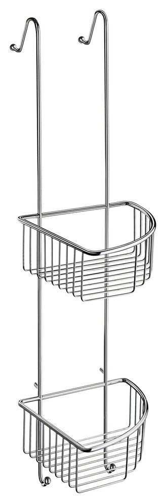 Sideline Basic Corner Shower Basket, Double Polished Chrome