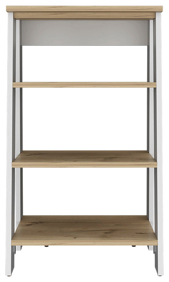 Linen Cabinet Jenne, Bathroom, Light Oak / White