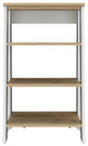 Linen Cabinet Jenne, Bathroom, Light Oak / White