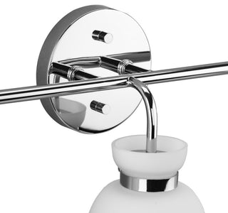 Lexie Collection Contemporary Vanity Light, Polished Chrome