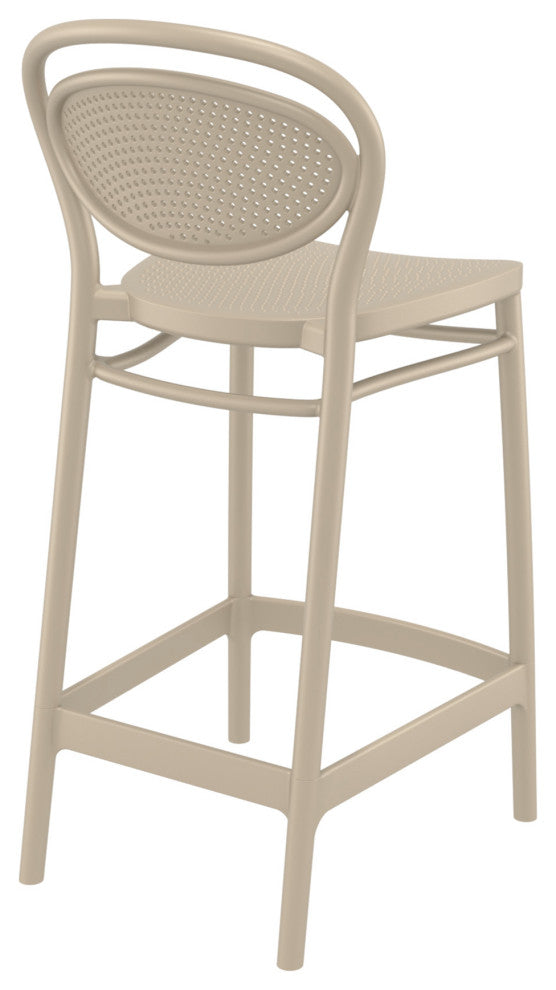 Marcel Counter Stool, Set of 2, Taupe