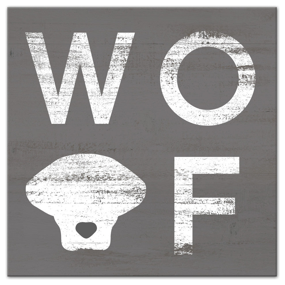 Designs Direct Creative Group Woof  20x20 Canvas Wall Art