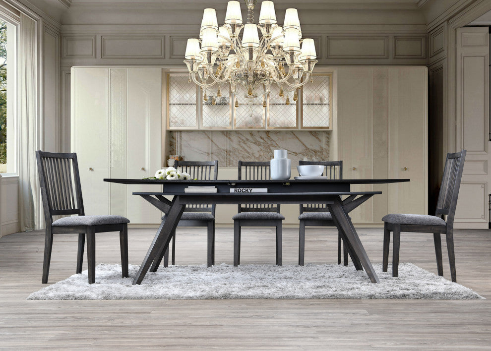 Lennox Rectangular Extension Dining Table, Dark Tobacco