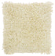 Mina Victory DL660 Throw Pillow, Ivory, 17"x17"