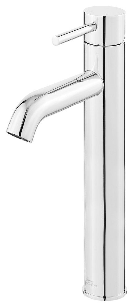 Ivy Single Hole Single Handle High Arc Bathroom Faucet, Chrome
