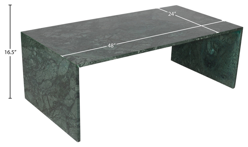 Canova Marble Coffee Table, Green, Coffee Table