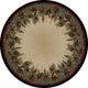 Mount Le Conte Pine Cone Lodge Area Rug, 5'3" Round