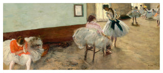 'The Dance Lesson, 1879' Canvas Art by Edgar Degas