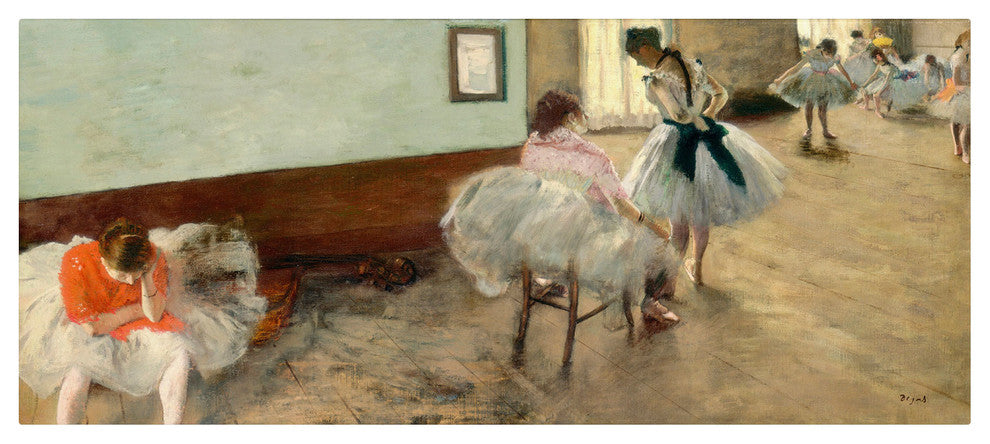 'The Dance Lesson, 1879' Canvas Art by Edgar Degas