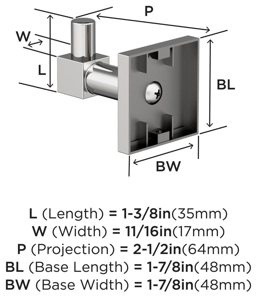 Appoint Traditional Single Robe Hook, Chrome