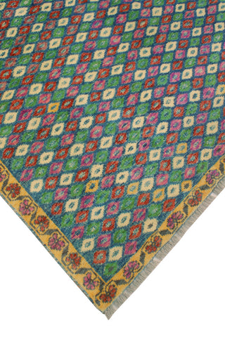 Balochi Ainagul Blue/Gold Rug, 3'11x6'0
