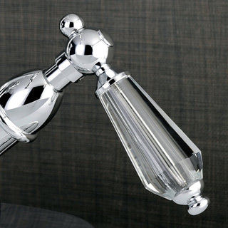 Kingston Brass Two-Handle Bathroom Faucet With Brass Pop-Up, Polished Chrome