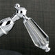 Kingston Brass Two-Handle Bathroom Faucet With Brass Pop-Up, Polished Chrome