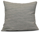 Rolling Waves, Geometric Print Outdoor Pillow, Green, 18"x18"
