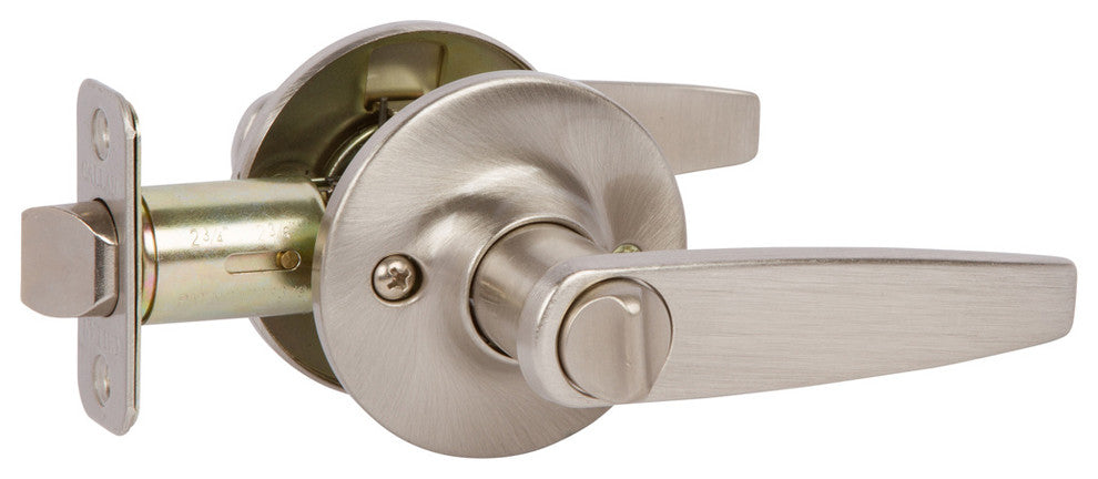 Callan Asheville Privacy Lever Set, Satin Nickel