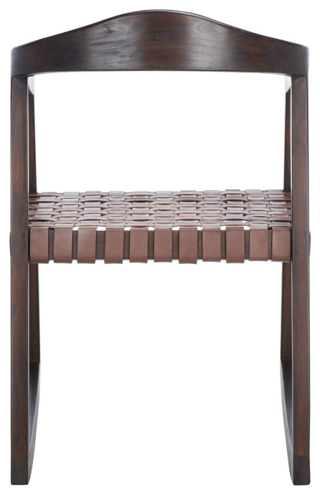 Safavieh Willa Rocking Dining Chair, Cognac/Walnut