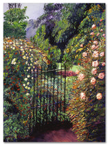 David Lloyd Glover 'Quiet Garden Entrance' Canvas Art, 14"x19"