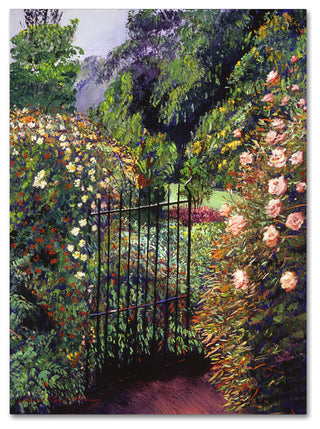 David Lloyd Glover 'Quiet Garden Entrance' Canvas Art, 14"x19"