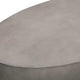 Anais Concrete And Brass Oval Coffee Table