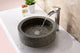 ANZZI Black Iro Tempered Glass Bathroom Vessel Sink