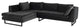 Janis Shadow Grey Fabric Sectional Sofa, HGSC521