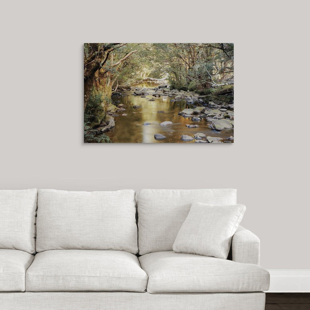 "Enchanted Stroll" Wrapped Canvas Art Print, 36"x24"x1.5"
