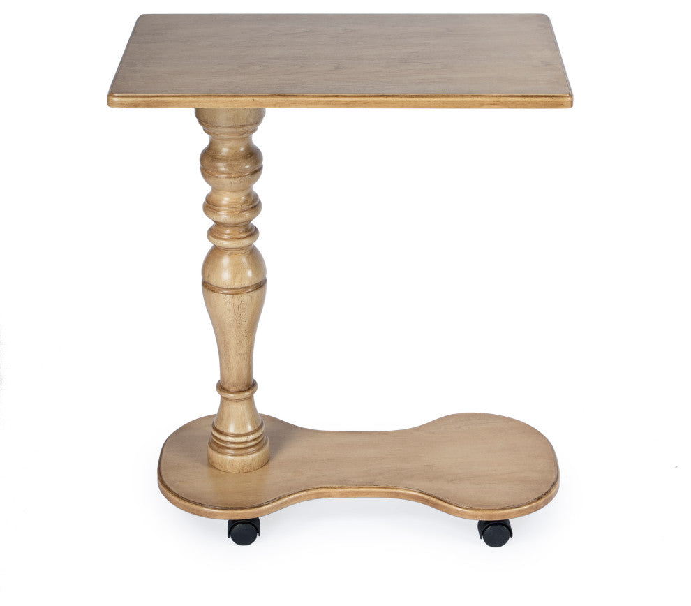 Mabry Mobile Tray Table, Beige