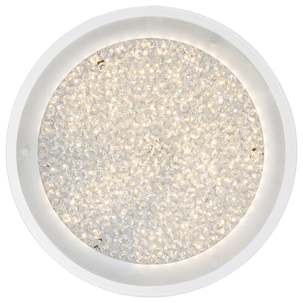 Quoizel PCBZ1616C LED Flush Mount Blaze Polished Chrome