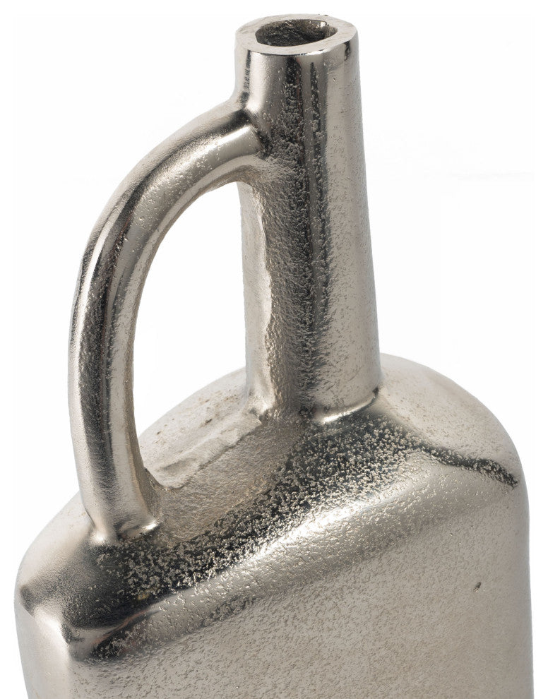 Macrae Metal Table Vase, Large Silver