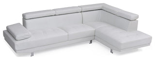 Milan Sectional, White