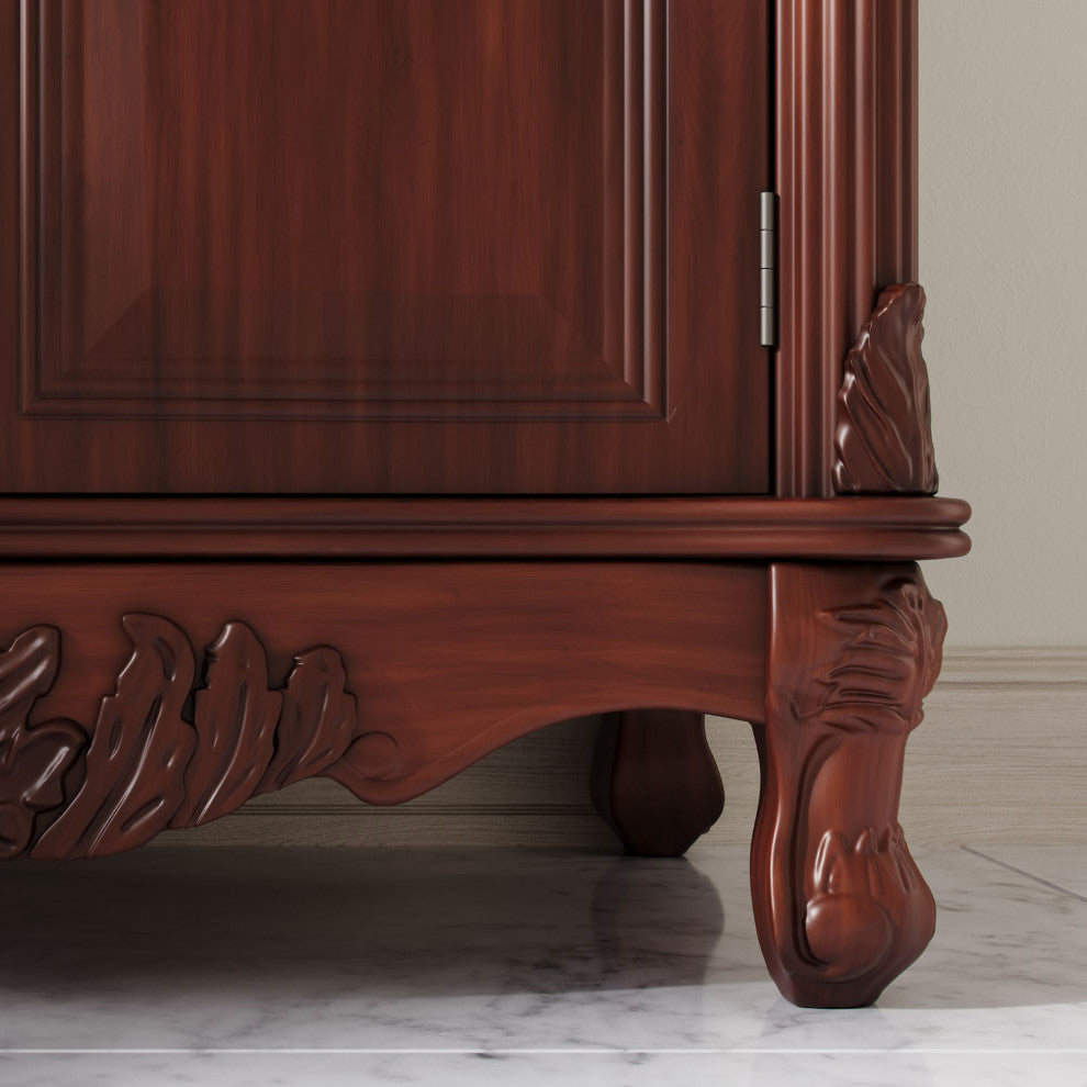 The Adelaide Bathroom Vanity, Brown, 32", Single Sink, Freestanding