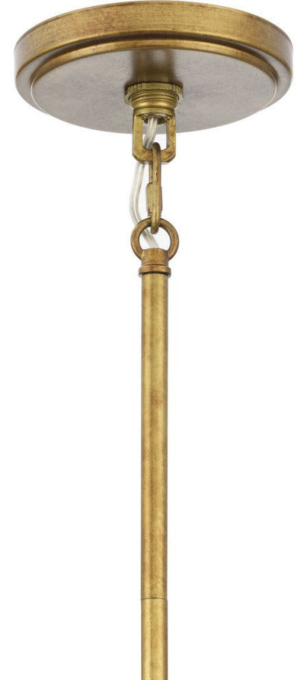 Laurel Collection 6-Light Transitional Chandelier, Gold Ombre