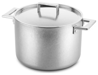 Attiva Pewter Deep Pot 10" Dia