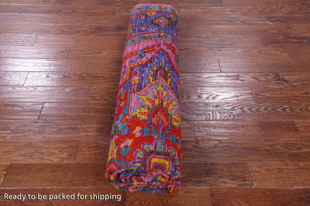 Heriz Serapi Hand-Knotted Wool Rug 8' 1" X 10' 7" - Q13704