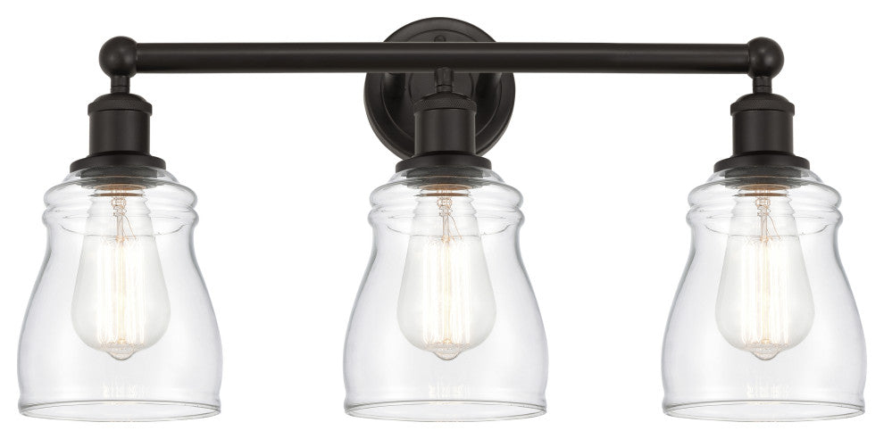 Innovations 616-3W-OB-G392 Ellery 3 Light Bath Vanity Light, Oil Rubbed Bronze