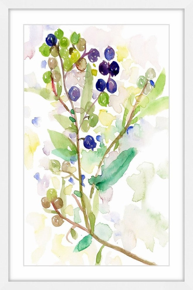 "Grape Vine" Framed Painting Print, 30"x45"