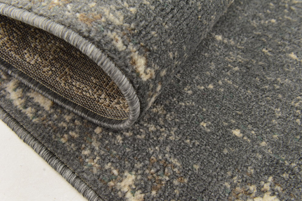 Unique Loom Gray Medallion Tuareg 2' 0 x 6' 0 Runner Rug