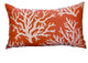 Berry Crest Vineyard Red and Beige Luxury Throw Pillow, 20"x26" Standard