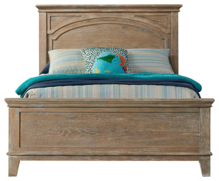 Lealand Wood Complete Bed, Sandwash, Full